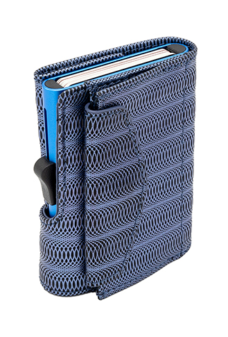 XL Coin wallet Blue Metallic