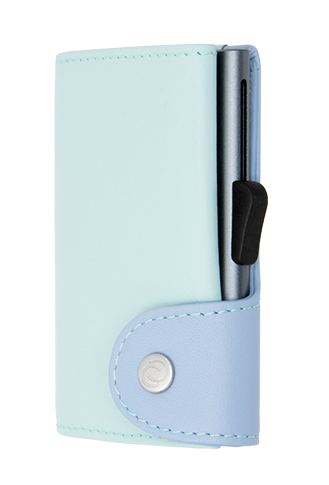 Aqua/ Ice Grey cardholder