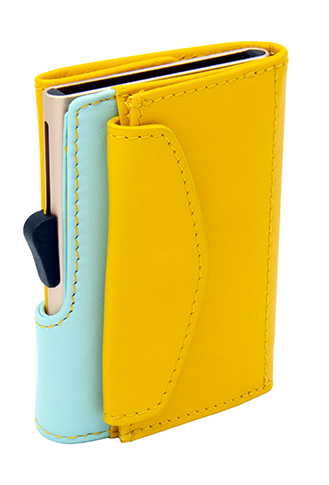 C-secure_Single_color_wallet_coinwallet_SaffronAqua_ChampagneGold_BACK