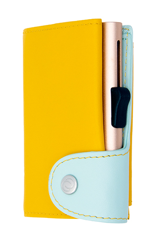 XL_C-secure_Single_color_wallet_coinwallet_SaffronAqua_ChampagneGold